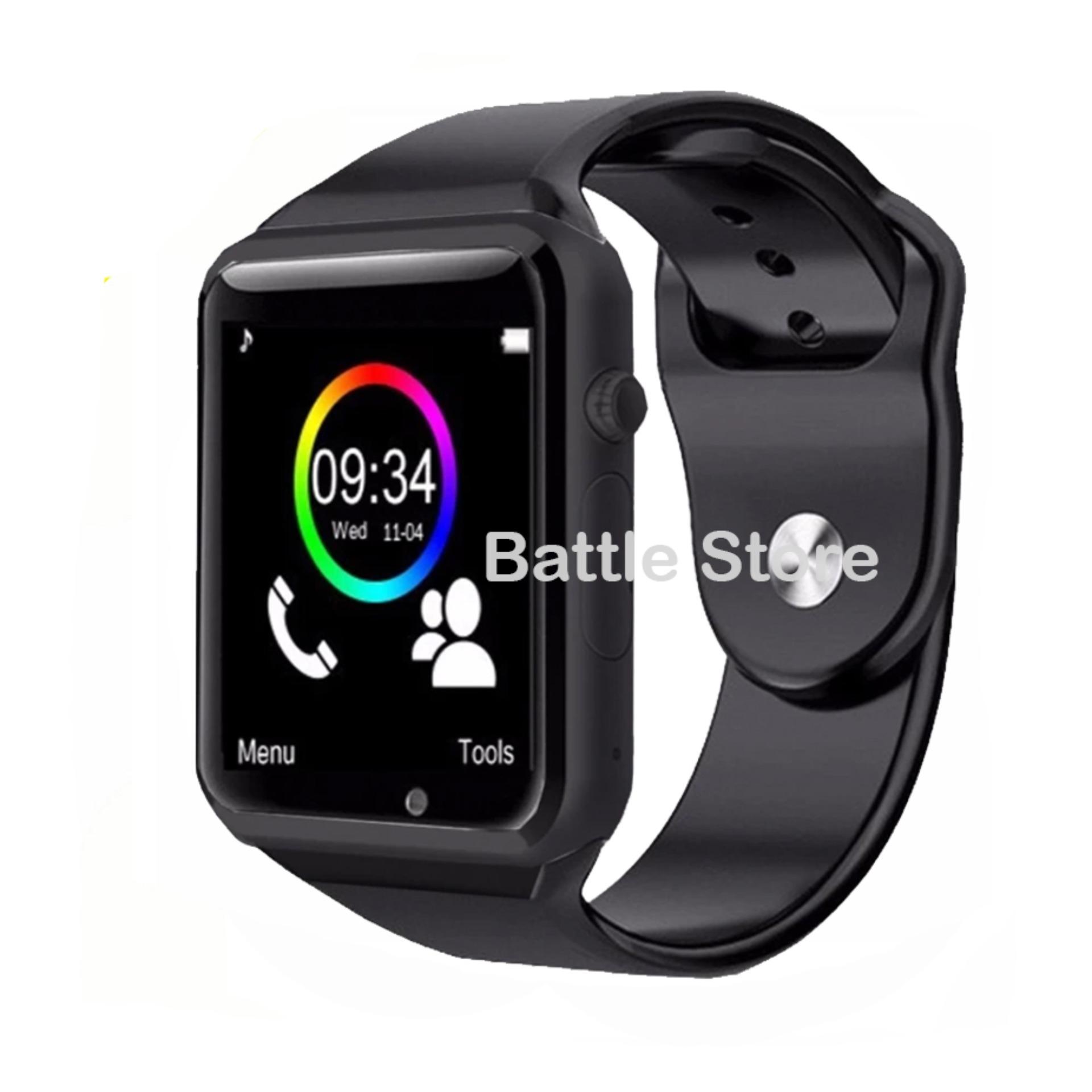Android Smartwatch A1 Smart Watch U10 bluetooth watch international Sport Pedometer with SIM Camera For Android & Ios - Black