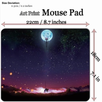 Gambar Anime Art Print Mouse Pad Mat (22*18cm) for A452 Neon GenesisEvangelion   intl