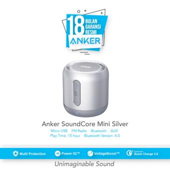 Harga Anker SoundCore Mini Speaker Bluetooth Portable Silver Online
Terbaik