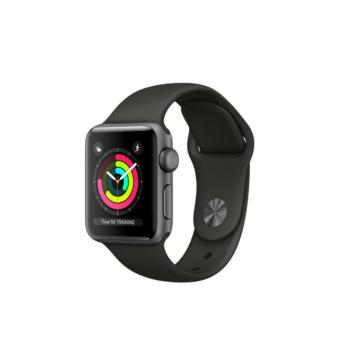 Apple Watch Series 3 GPS 38mm Space Grey Alum with Grey Sport Band  