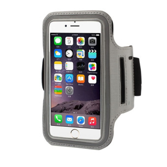 Armband Universal for All Smartphone Up 4.5 Inch - Silver  