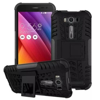 Gambar Armor Stand case Shockproof Back Cover For Asus Zenfone 2 Laser ZE550K 5.0 Black   intl