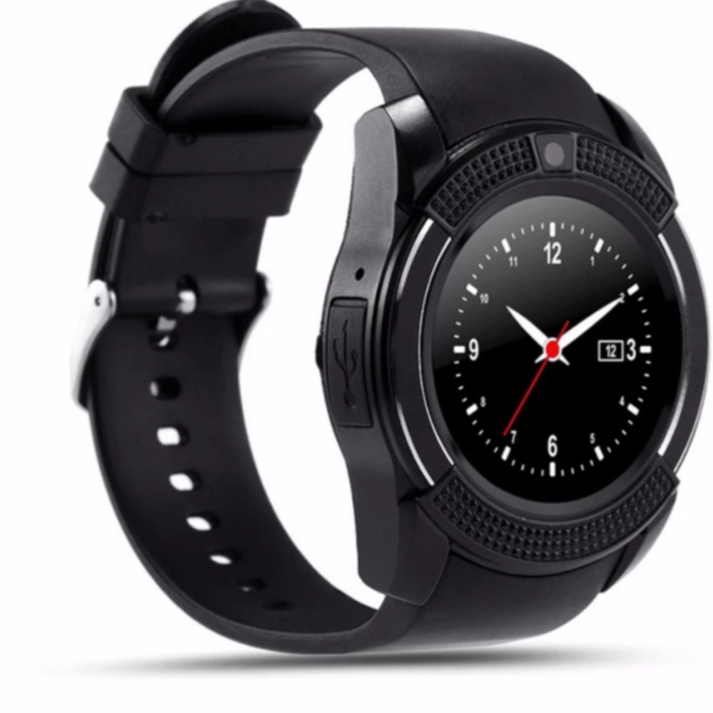 ... Asli Olahraga Watch layar penuh Smart Watch V8 untuk Android pertandingan Smartphone penopang TF SIM kartu ...