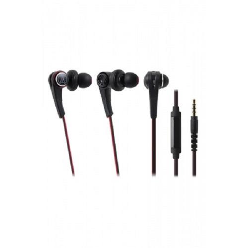 Audio Technica Solid Bass In-Ear Headphones ATH-CKS550iS RD (EX)-Merah
