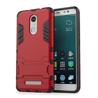 Back Case Xiaomi Redmi Note 3 Pro Iron Man Kick Stand Series - Merah  