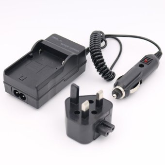 Gambar Battery Charger for SONY HandyCam DCR SX45E DCR SX65E DCR SX45DCR SX65 DCR SX85 AC+DC Wall+Car   intl