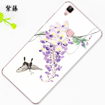 Gambar Bbk vivov3 silikon lembut lanyard shell ponsel shell