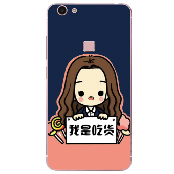 Gambar BBK vivox5max sastra gadis lanyard handphone shell lengan silikon
