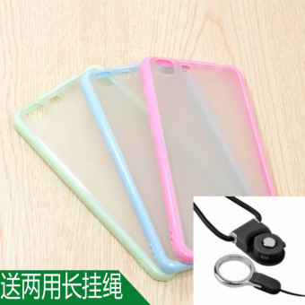 Gambar Bbk x5l x6 x6 silikon penurunan resistensi bingkai ponsel telepon set lengan pelindung