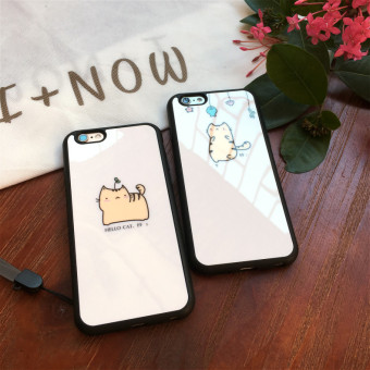 Gambar Beberapa IPhone6S 6plus Kepribadian Silikon Lanyard Apple ID Pelindung Lengan Handphone Shell