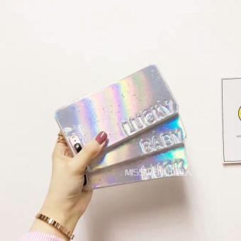 Gambar Beruntung iphone6 7plus yang super kilat sinar laser kartu semua termasuk lembut telepon shell