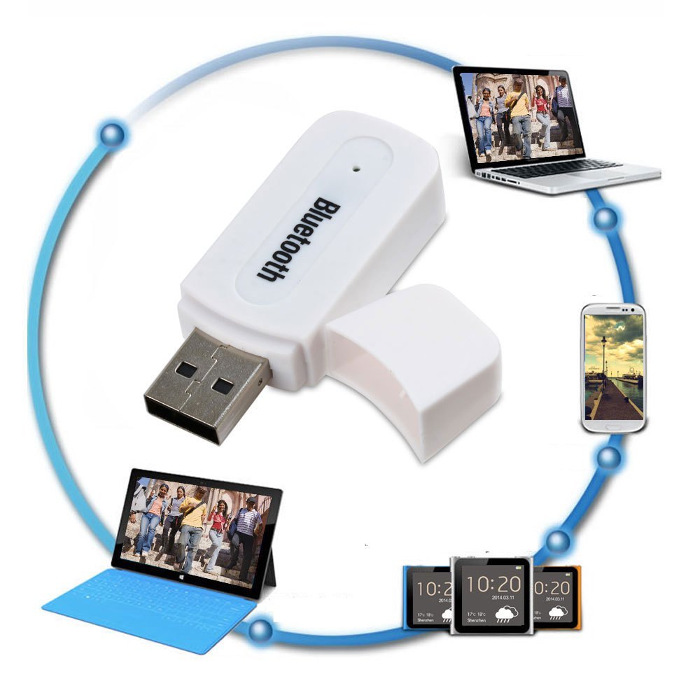 Bluetooth 2.1 USB Audio Music Receiver with 3.5mm Interface forSmart Phone .