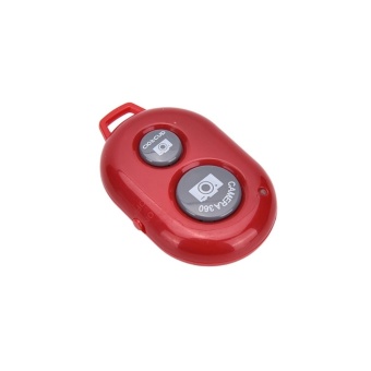 Gambar Bluetooth Wireless Remote Control Shutter Selftimer Long DistanceSmartphone Red   intl