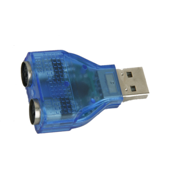 Gambar BolehDeals USB 2,0 untuk PS 2 Dongle USB Port untuk Keyboard MouseUSB antarmuka untuk PC Laptop