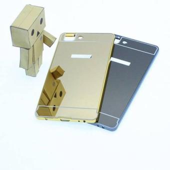 Bumper Mirror Oppo R5 Backcase Hardcase Casing Cover Metal Slide Case  