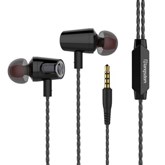 Gambar Business Earphone High Fidelity Headset In ear Twisted WireUniversal all Phone   intl