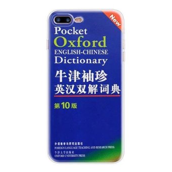 Gambar (Buy 1 get 1 free) Creative Camouflage Print Silicone   TPUShockproof Phone Case Cover for Apple iPhone 6 Plus   6s Plus  Oxford dictionary   intl