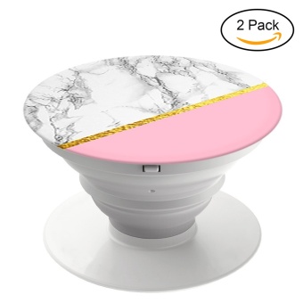 Gambar Byl pop out Phone grip and Stand 2 pcs (Marble yang chic)