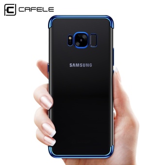 Gambar CAFELE Transparent TPU Colorful Plating Soft TPU Cover Case for Samsung Galaxy S8 Plus   intl