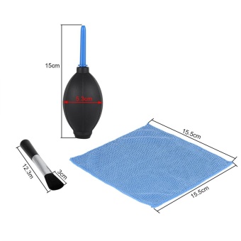 Camera Lens Screen Cleaning Dust Brush Cloth Kit For DSLR Cameras -intl