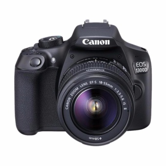 Canon Camera EOS 1300D KIT (EF S18-55 IS II) - Hitam  