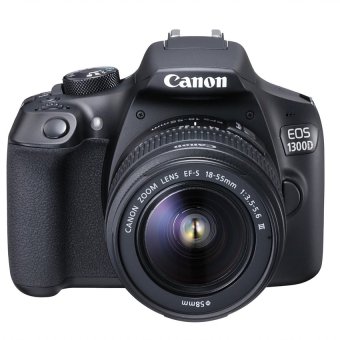 Canon EOS 1300D - 18MP - Kit 18-55mm IS II - Hitam  