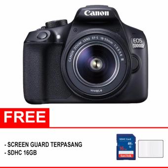 Canon EOS 1300D Kit EF-S 18-55 III Screenguard SDHC -