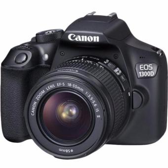 Canon EOS 1300D Lens Kit 18-55 mm IS II RESMI + SANDISK SD ULTRA 16GB + S. GUARD + FILTER UV  