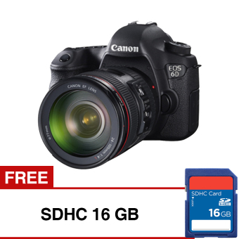 Canon  EOS 6D 24-105mm Wifi + Gratis 16GB SDHC  