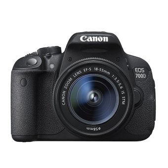 Canon EOS 700D Kit 18-55mm IS STM - Hitam  