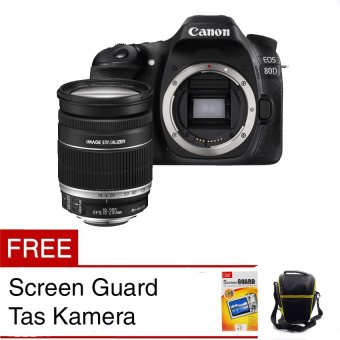 Canon EOS 80D DSLR Camera Kit 18-200mm Lens + Gratis Tas + Screen Guard  