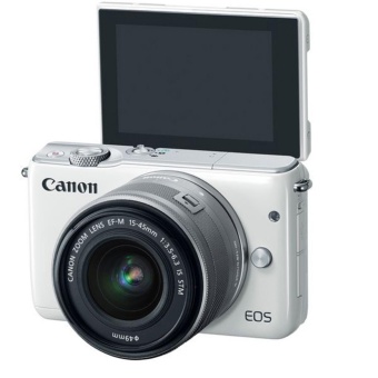 Canon EOS M10 KIT With Lens EF-M15-45mm Putih RESMI PT DATASCRIPT  