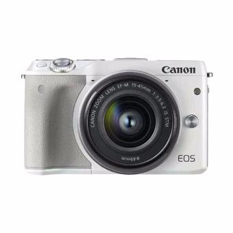 Canon - EOS M3 EF-M15-45 IS STM - Putih  