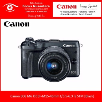 Canon EOS M6 Kit EF-M15-45mm f/3.5-6.3 IS STM [Black]  