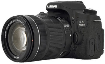 Canon Kamera DSLR EOS 760D Kit 18-135mm IS STM + Free LCD Screen Guard  
