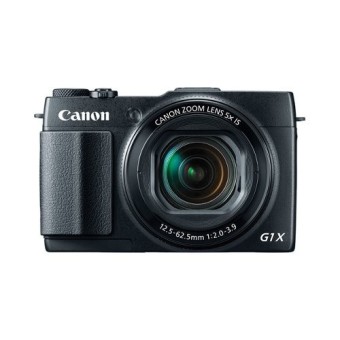 Canon PowerShot G1X Mark II - 12.8MP - Hitam  