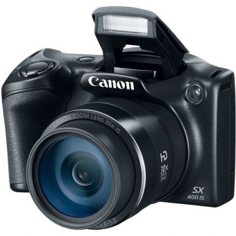 Canon PowerShot SX400 IS Digital Camera Black  