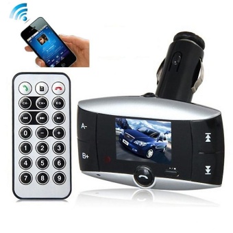 Gambar Car Kit FM Transmitter Bluetooth Modulator Wireless MP3 Player USB SD w  Remote   intl