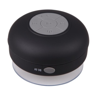 Gambar Car Waterproof Bluetooth Wireless Speaker Handsfree Music Suction Black   intl