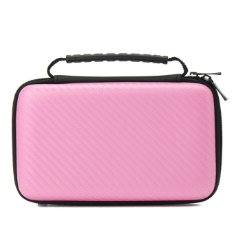 Gambar Carbon Fiber EVA Hard Carrying Case Cover Handle Bag For NintendoNew 2DS LL XL pink   intl