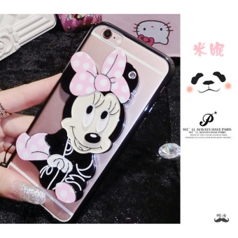 Gambar Cartoon rotating mirror Case For Samsung Galaxy J2 Prime(Black + Mini + lanyard)   intl