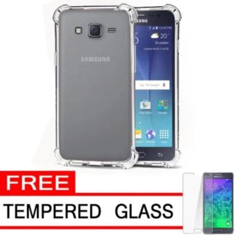 Gambar Case Anti Crack   Anti Shock Samsung Galaxy G530(FRIME)   WhiteClear + Free Tempered Glass