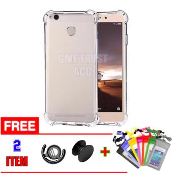 Gambar Case Anti Crack for Xiaomi Redmi 4X + Free Pop Sockets + Waterproof universal.