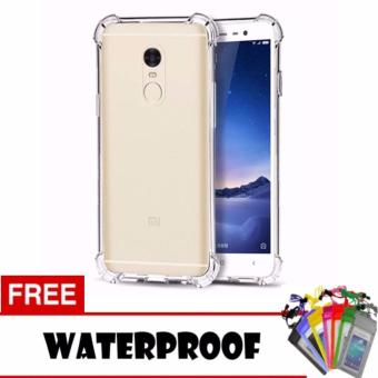 Gambar Case Anti Crack for Xiaomi Redmi Note 4X TPU Softcase (Clear) +Free Waterproof