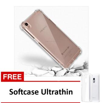 Gambar Case Anti Shock   Anti Crack Elegant Softcase for Oppo Neo 9   A37  Clear + Free Softcase Ultrathin