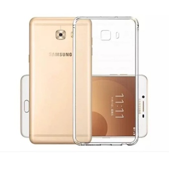 Gambar Case Anti Shock   Anti Crack for Samsung Galaxy A9 Pro   BelakangAcrilic Keras   Pinggir Silicone Soft   Clear