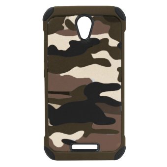 Gambar Case Army Series PC+TPU for Xiaomi Redmi Note 2  Cokelat