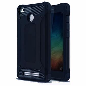 Gambar Case Capsule Ultra Rugged For Xiaomi Redmi 3 Pro Hybrid Armor TPUShockproof Anti Slip Soft Back Case   Softcase   Casing Hp   BiruTua   Navy