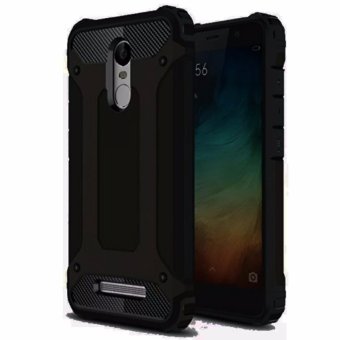 Gambar Case Capsule Ultra Rugged For Xiaomi Redmi Note 4 Hybrid Armor TPUShockproof Anti Slip Soft Back Case   Softcase   Casing Hp   Hitam  Black