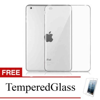 Gambar Case for Apple iPad Air 2   Clear + Gratis Tempered Glass   UltraThin Soft Case